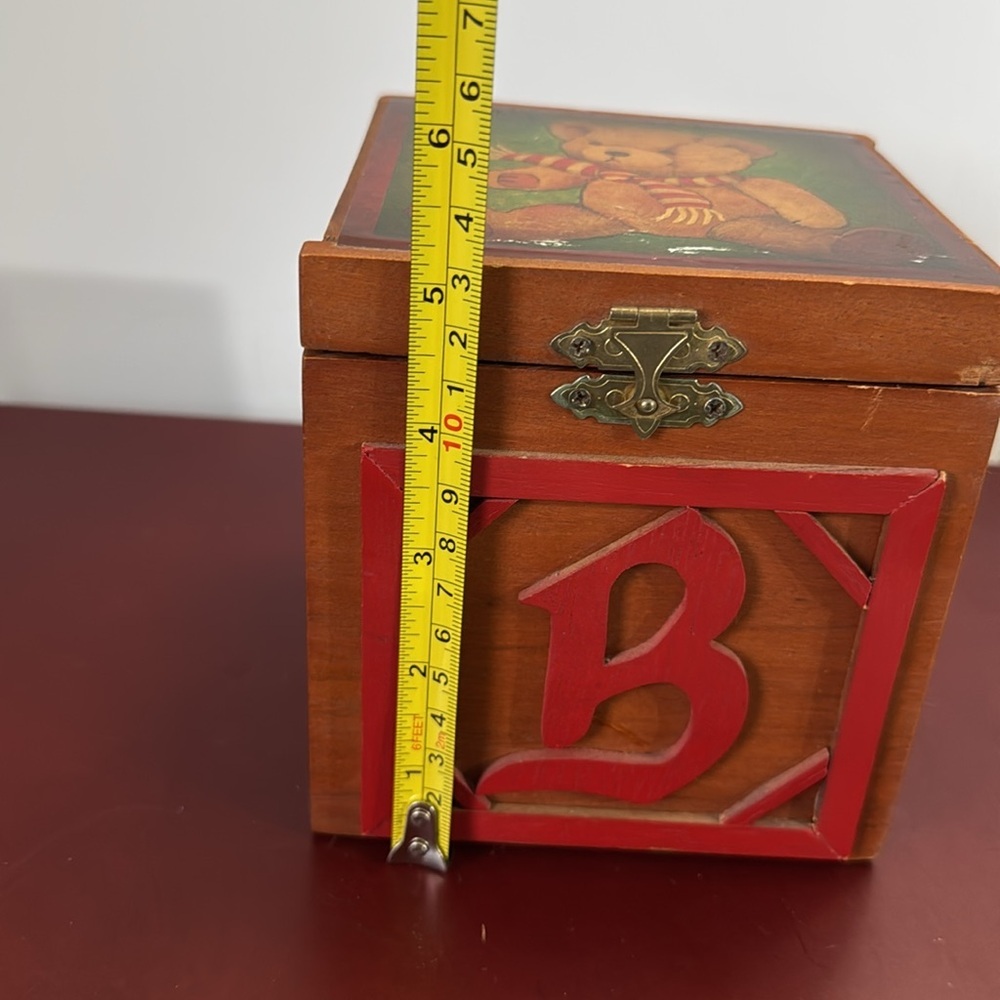 Rare Piece Vintage Music Box Pop Up Teddy Bear Sound of Music Song - Picture 9 of 12